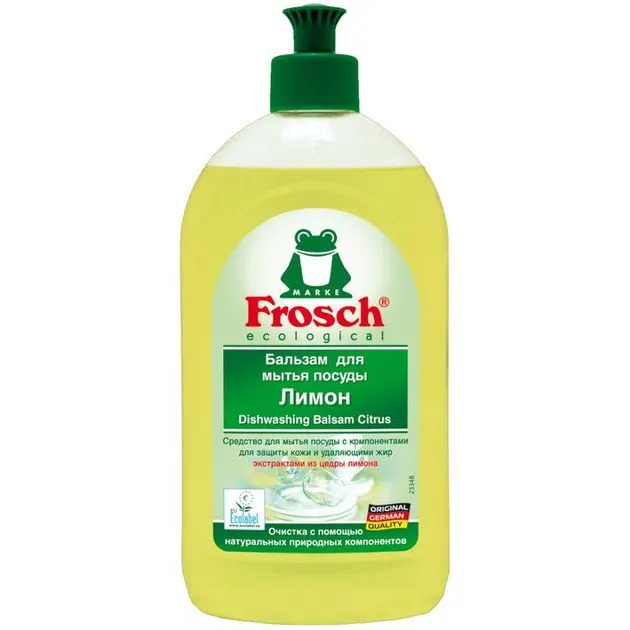 Засіб для миття посуду Frosch Лимон 4009175952028 500 мл