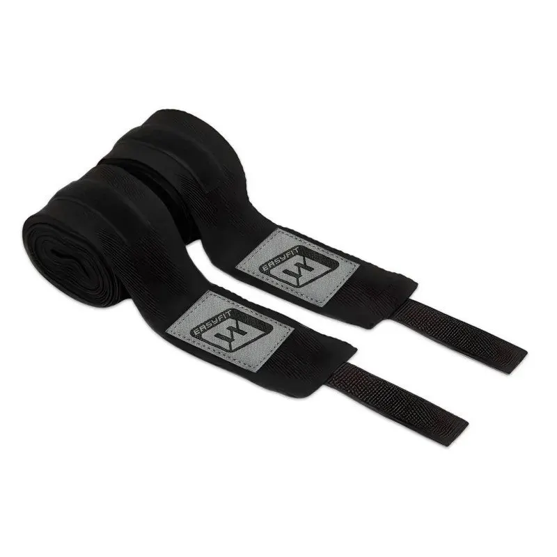 Бинти для боксу EF-0374-25-bk, Classic Wrap, чорний 2,5 м