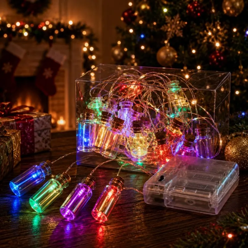 Гірлянда на батарейках світлодіодна Роса 23187 5 м 50 LED мультиколор