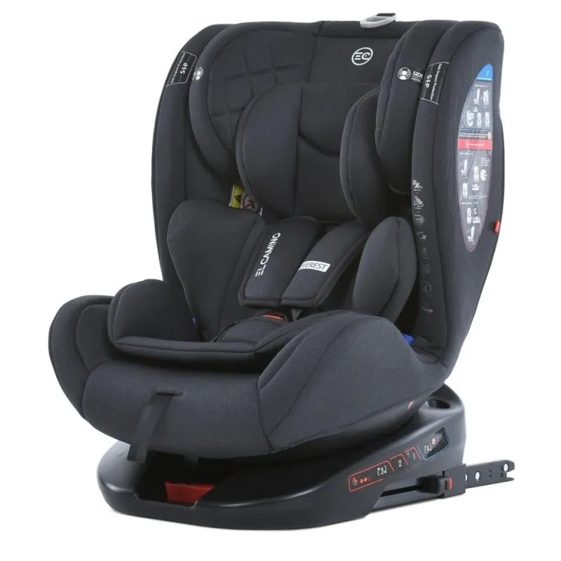 Дитяче автокрісло ME 1114 EVEREST ME 1114 Dark Gray, Dark Gray