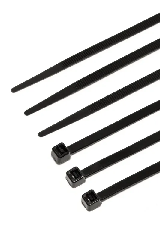 Стяжка кабельна MASTERTOOL нейлонова 4,8 x 300 мм чорна, 100 шт 20-1856