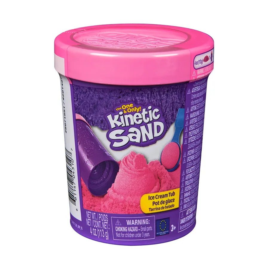 Набір піску для творчості - KINETIC SAND ВІДЕРЦЕ МОРОЗИВА (в асорт., 113 g)