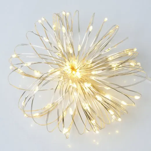 Електрична гірлянда YES Нитка 975035 10 м 100 LED тепло-біла