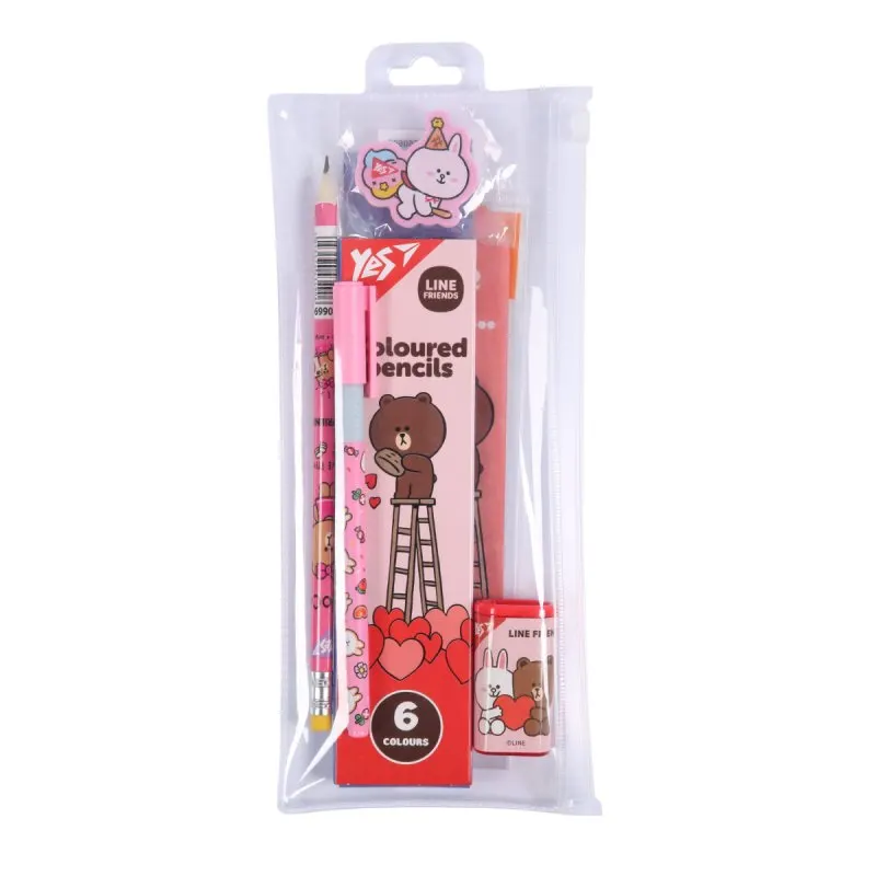 Набір канцелярський YES Line Friends 450249 6 предметів