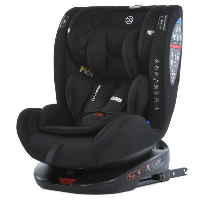 Дитяче автокрісло ME 1114 EVEREST ME 1114 Black, Black