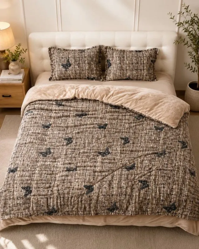 Постільна білизна євро з велюру L&M Home Textiles Кролик Print 8 23897 200х230 см