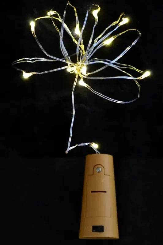 Електрична гірлянда YES Сork light for bottle 801136 1.6 м 15 LED молочна біла