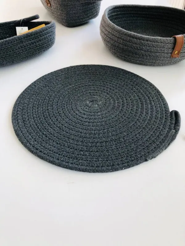 Серветка сервірувальна OLens 101-125 30 см графітова