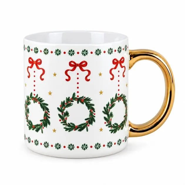 Кружка Ardesto Christmas New Year's AR3114 490 мл