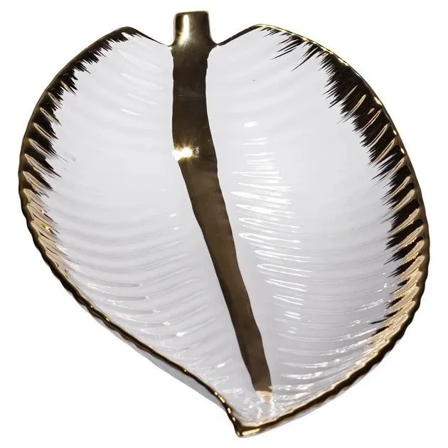 Блюдо Yiwu Calla WH045 32х18.5х5 см біле