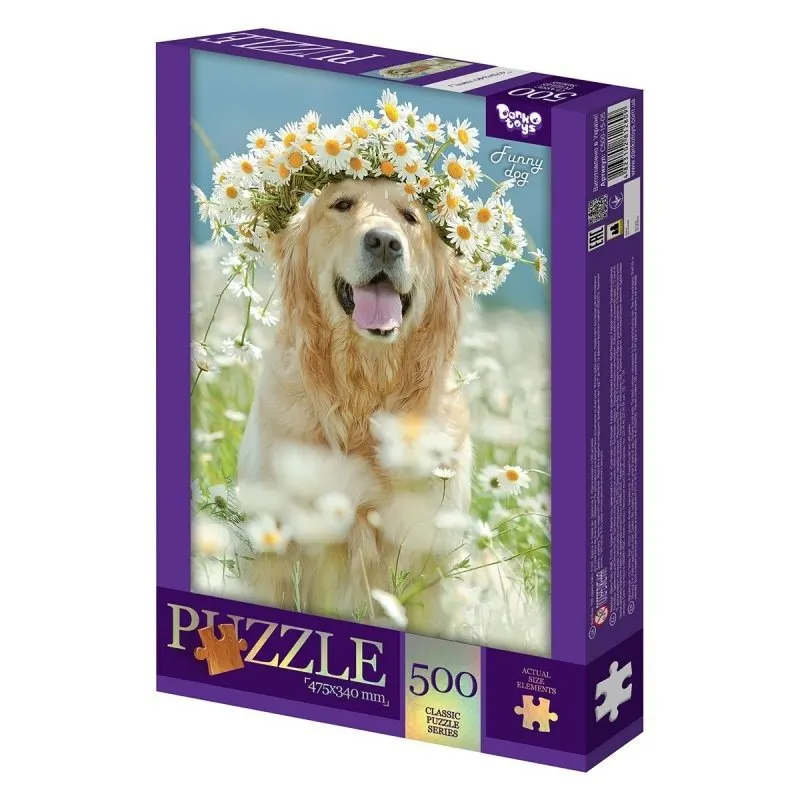 Пазли класичні "Funny dog" C500-15-12, 500 елементів