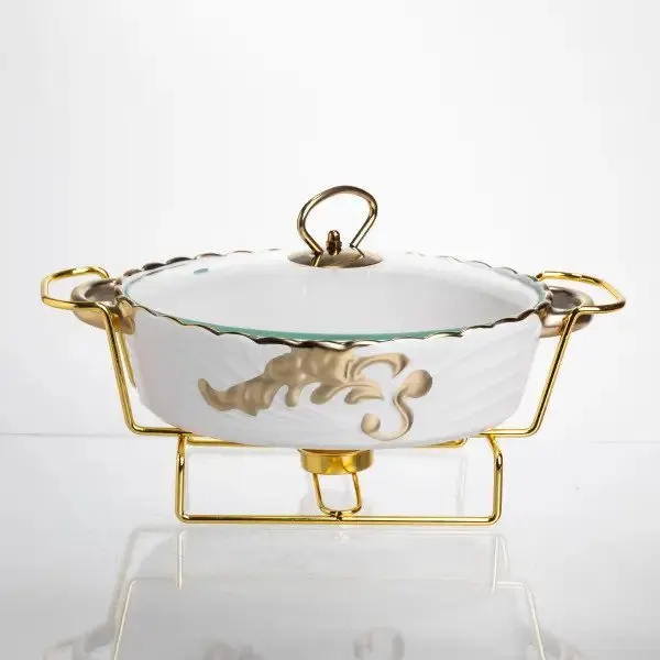 Марміт порцеляновий Yiwu Margaret YYSH1214 1 л 27,5х19х6.5 см білий