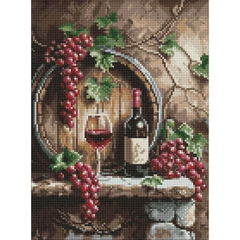 Алмазна мозаїка "Вечір у Тоскані" ©art_selena_ua Ідейка AMO20272, 30х40 см