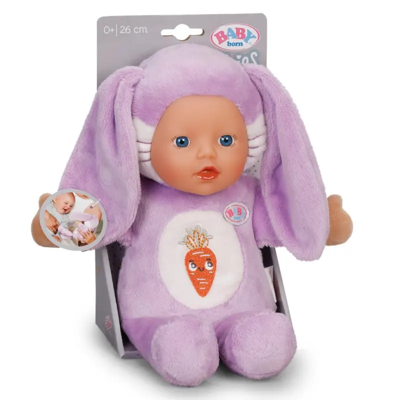 М'яка лялька Зайченятко BABY born 837443 серії "For babies", 26 см