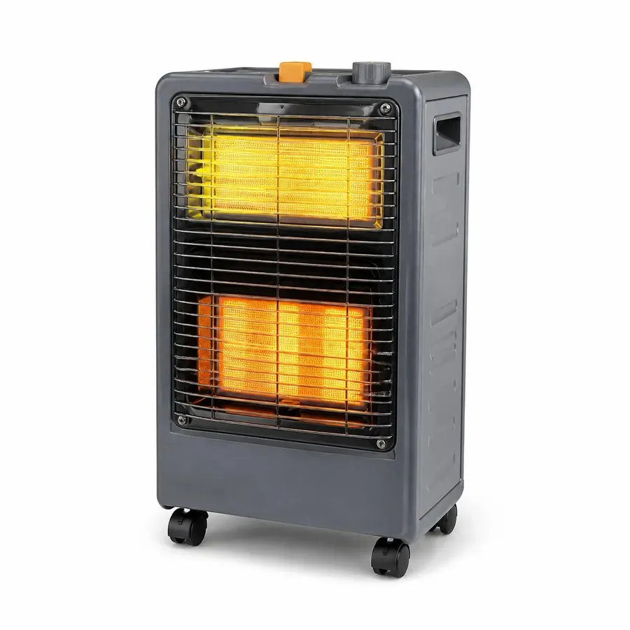 Інфрачервоний обігрівач Domotec MS-6607 газ 4200 Вт + електро 1200 Вт