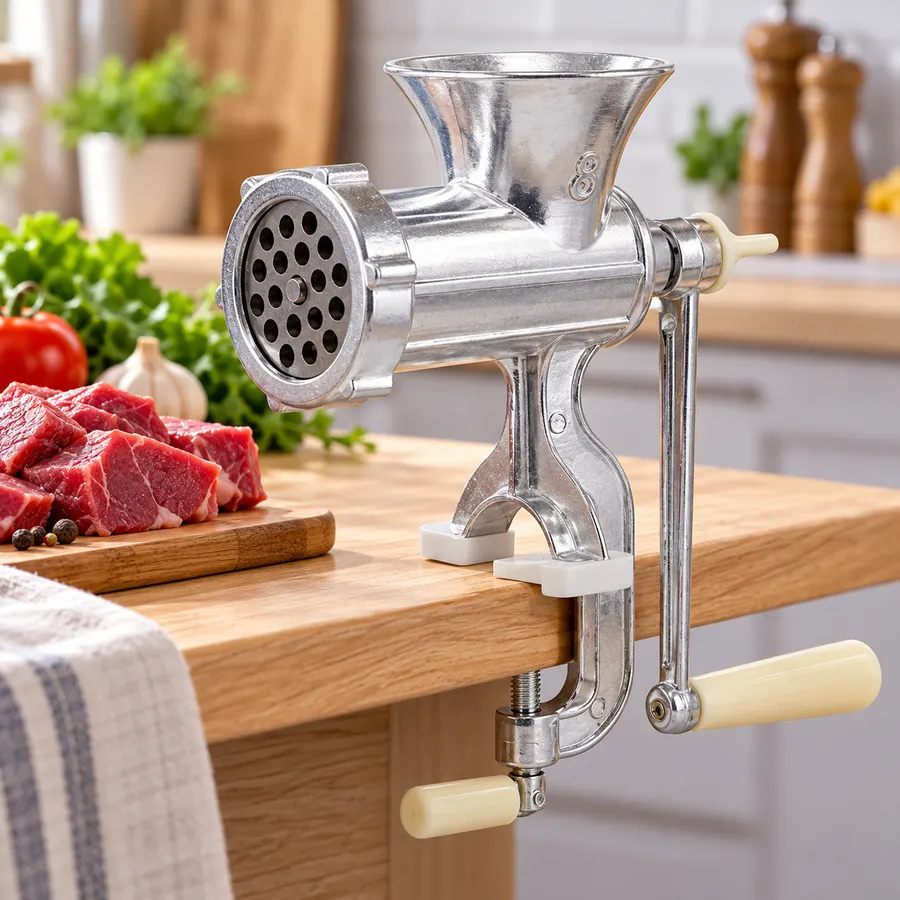 М'ясорубка ручна механічна Meat Mincer 485 / Настільна М'ясорубка з кріпленням до столу
