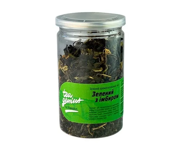 Чай у банці TEA GENIUS Зелений з імбиром Ч-3239-54-ЗІ 100 г