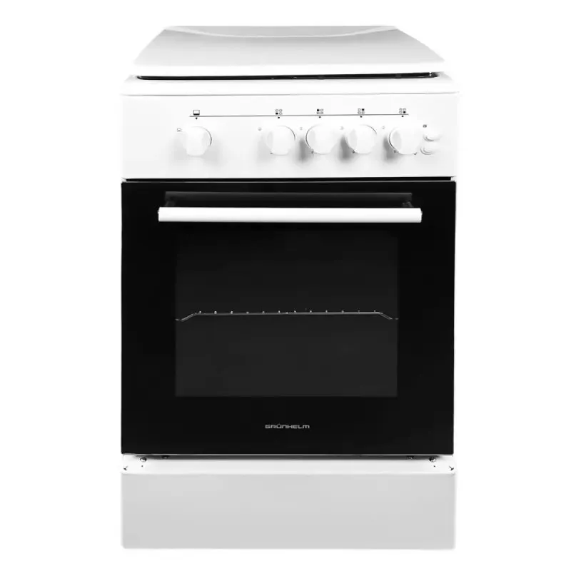 Газова плита Grunhelm G4FM5611W 50 см біла