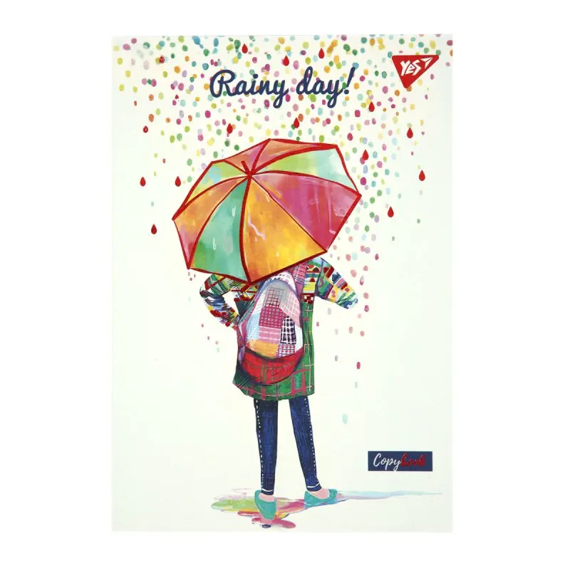 Блокнот для записів у клітинку інтегральний А5 YES Rainy day 152071 64 листа