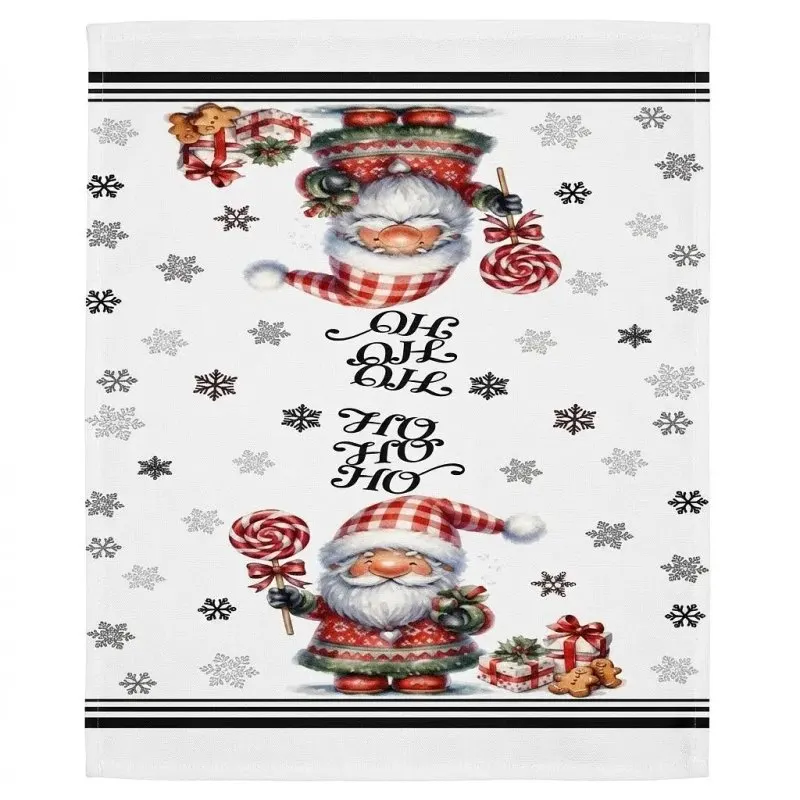 Набір рушників Ardesto Christmas Santa ART3863SN 38х63 см 2 шт