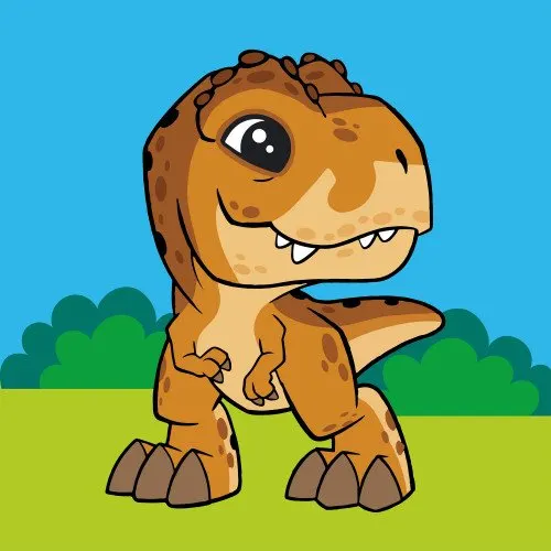 Картина за номерами Santi Jurassic World Little Dino 955552 25х25 см