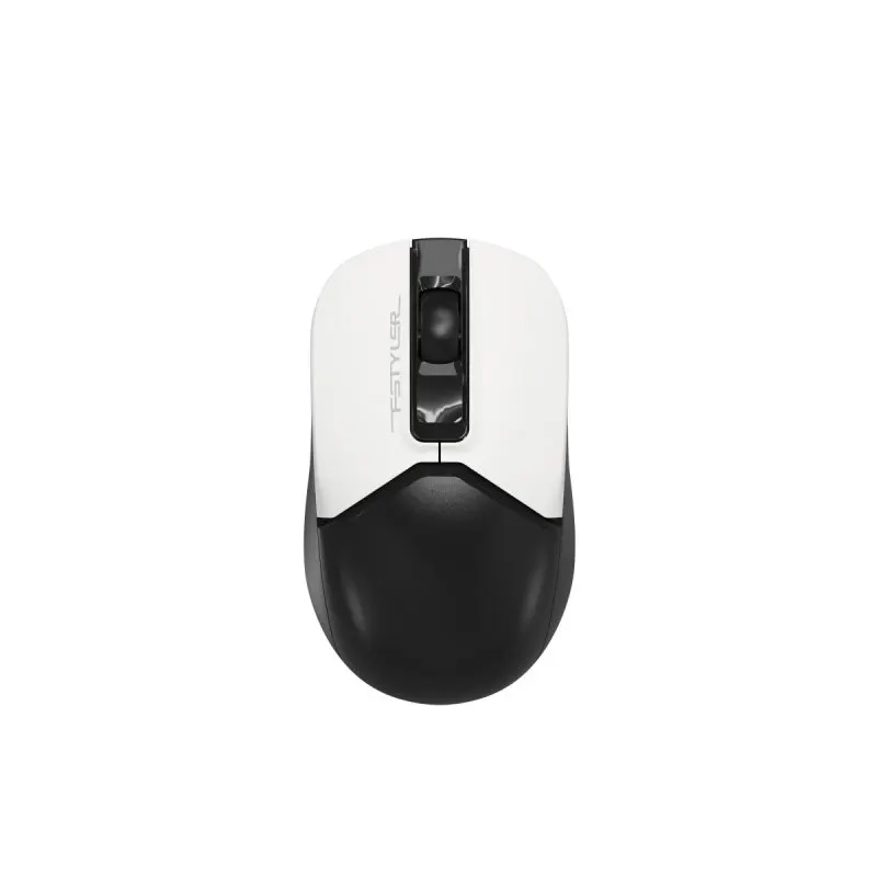 Миша комп'ютерна бездротова A4Tech Fstyler FB12S Silent Panda чорна з білим