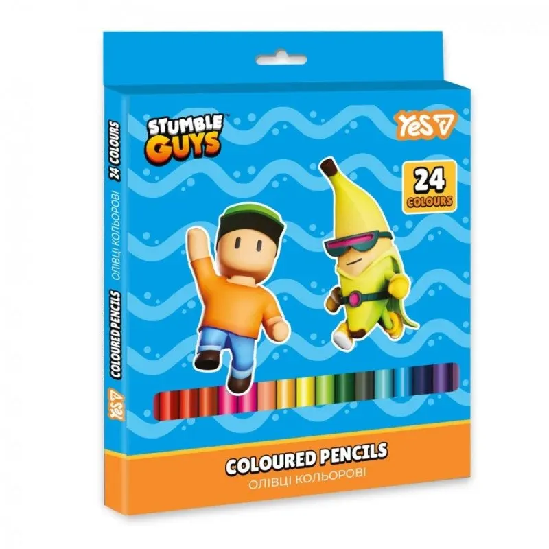 Набір кольорових олівців YES Stumble Guys 290783 24 кольори