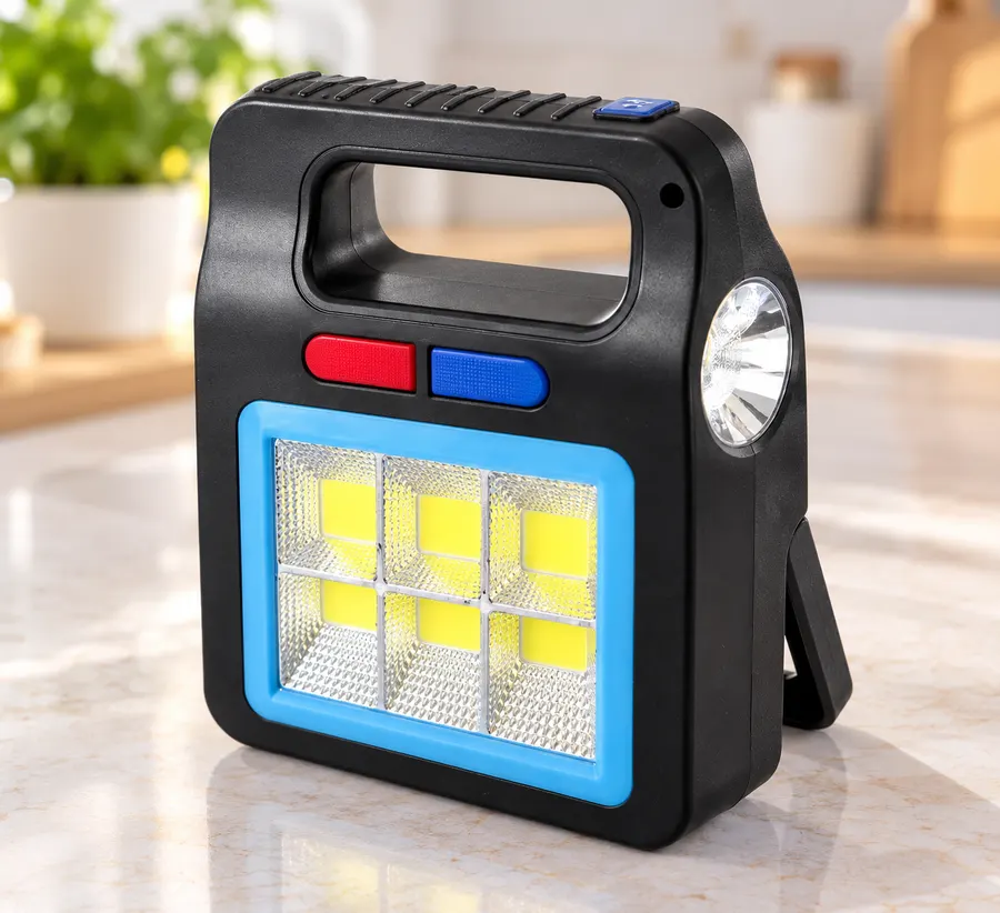 Ліхтар переносний Led solar light YX-605COB акумуляторний з сонячною панеллю / Багатофункціональний акумуляторний світлодіодний ліхтар