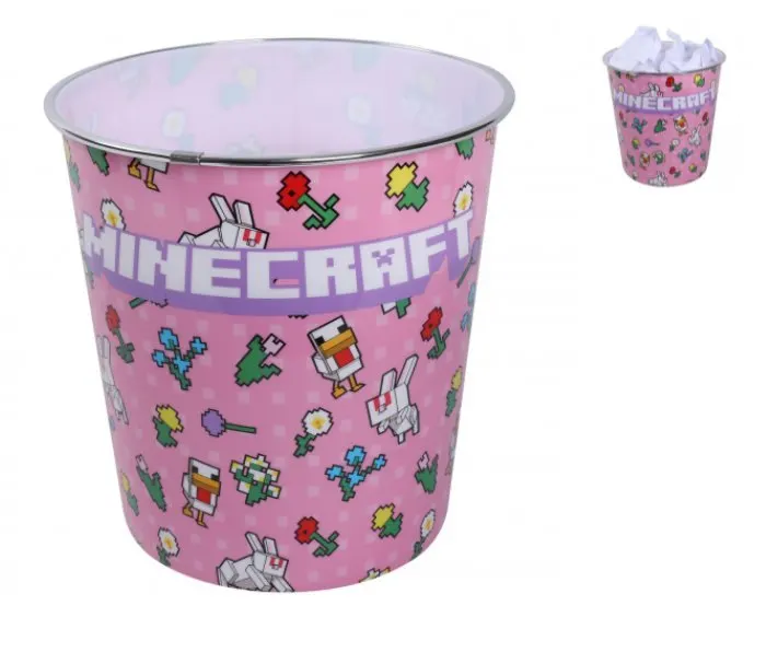 Кошик для сміття Yes Minecraft Spring 708502 5.5 л 21х22 см