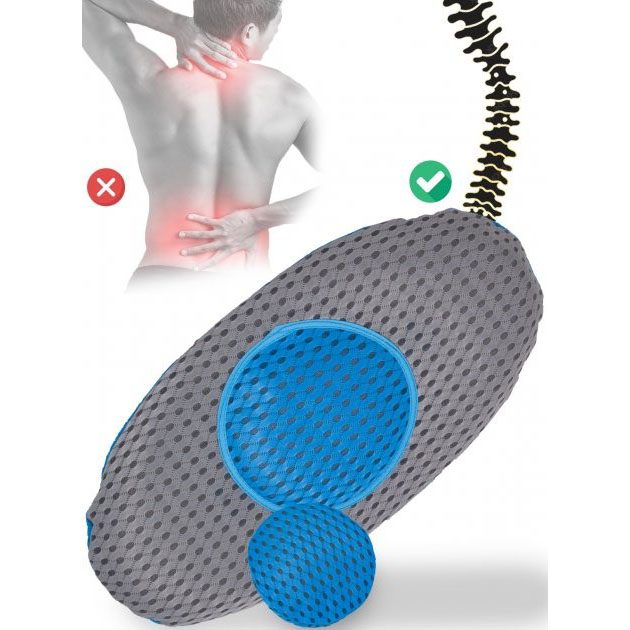 Ортопедична подушка для попереку Lumbar Support TV One. Подушка для попереку з ефектом пам'яті