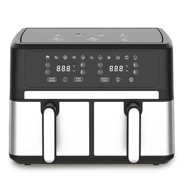 Аерофритюрниця Sokany SK-10041 Air Fryer безмасляного приготування сенсорне керування 8л 1800Вт