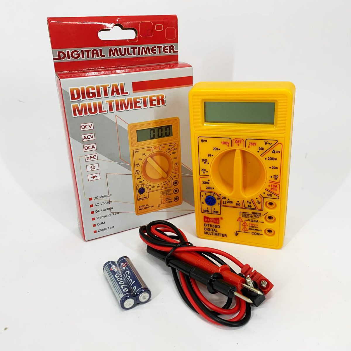 Мультиметр HAOYUE DT830D yellow