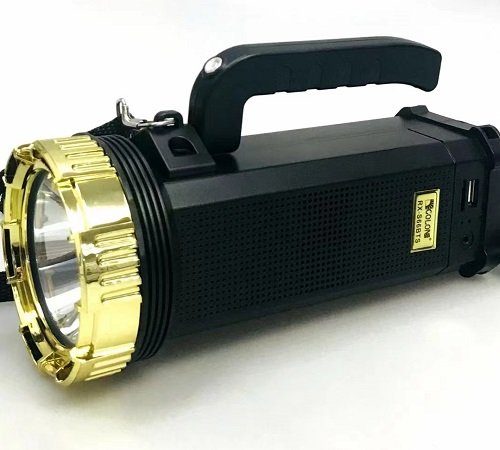Ліхтар GOLON RX-S66BTS з радіо та сонячною панеллю