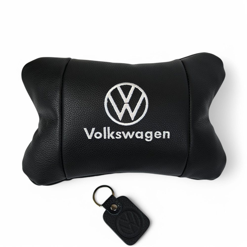 Шкіряна подушка на підголівник Volkswagen – ортопедична для авто