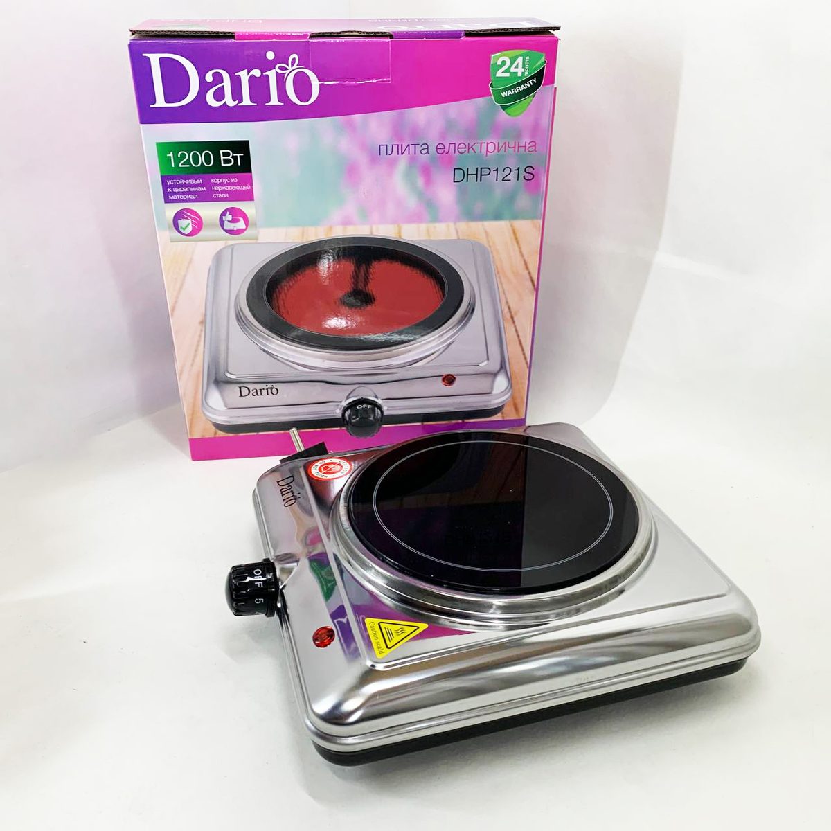 Настільна плита електрична DARIO DHP121S