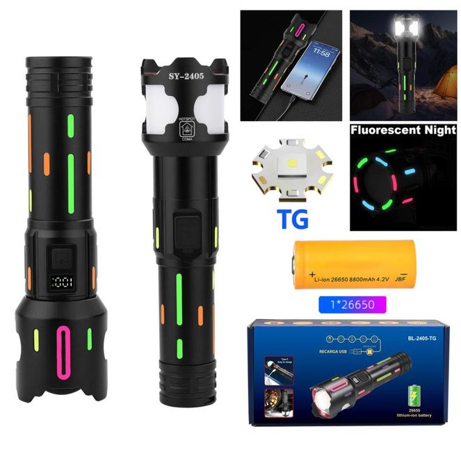 Ліхтар NIGHT VISION FLUORESCENCE BL-2405-TG 1x26650