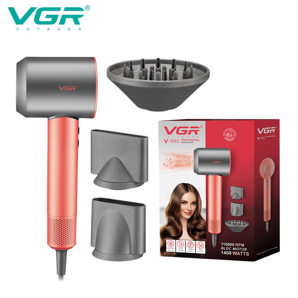 Фен професійний VGR V-440 1400Вт Orange