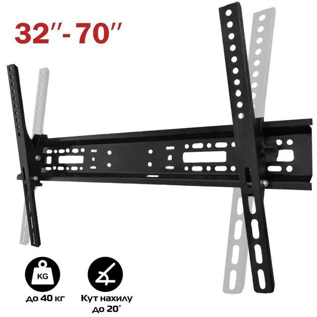 Кріплення для телевізора 32-70 Tilt Mount HT-003 кронштейн для ТБ, Похиле кріплення