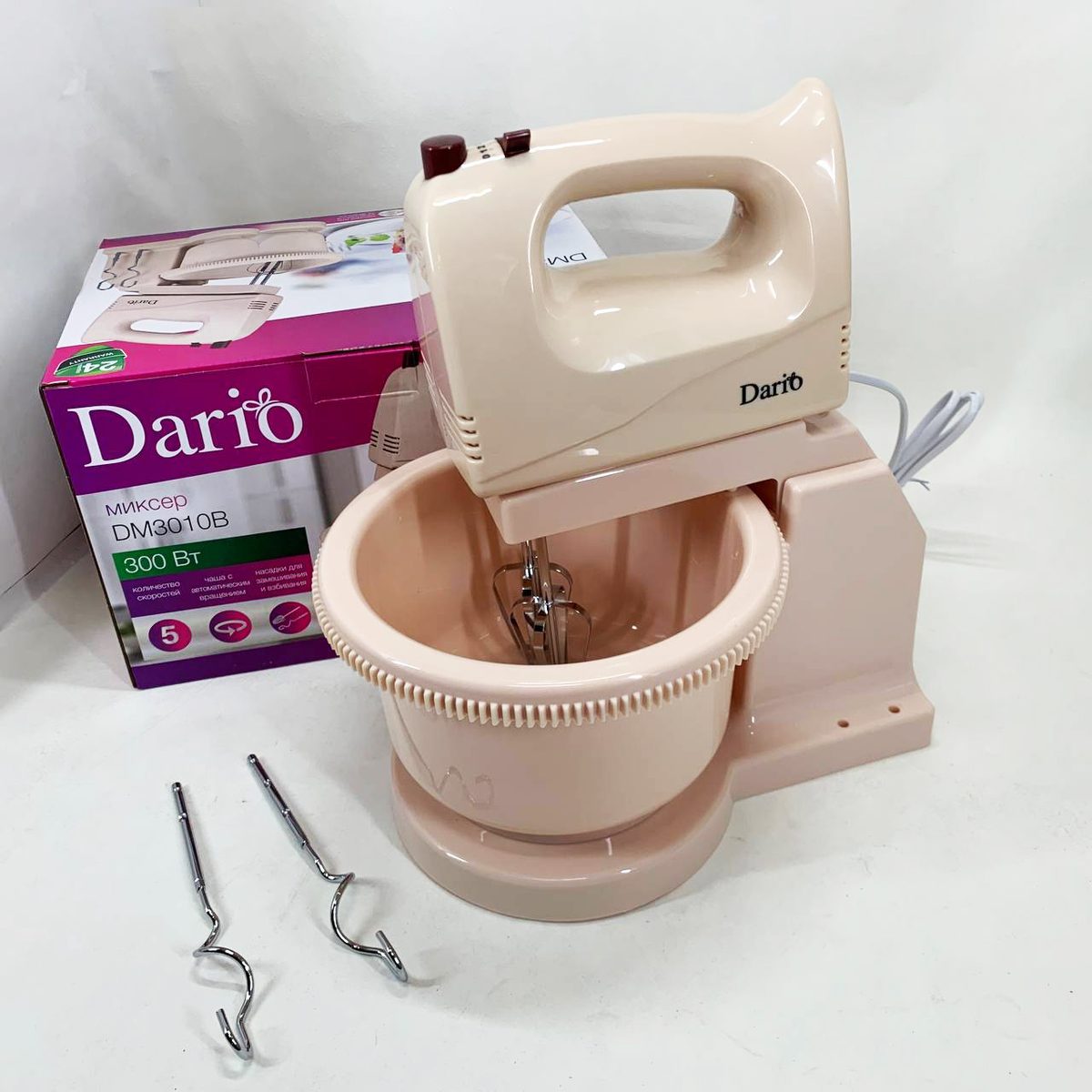 Міксер із чашею Dario DM3010B 300Вт
