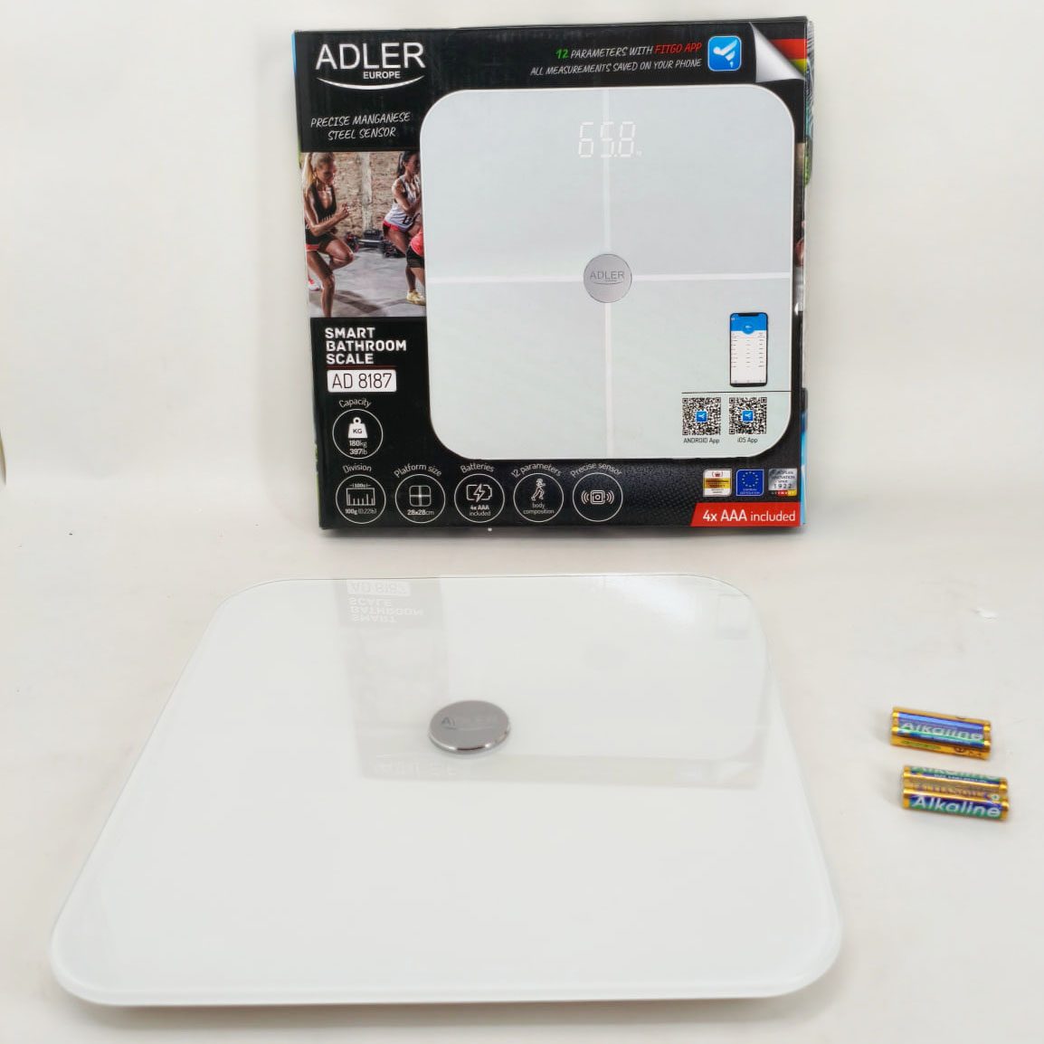 Ваги для підлоги Adler AD 8187 Smart White