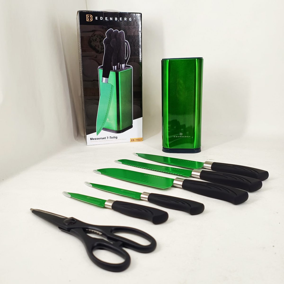 Набір ножів Edenberg EB-11027 7 предметів Green