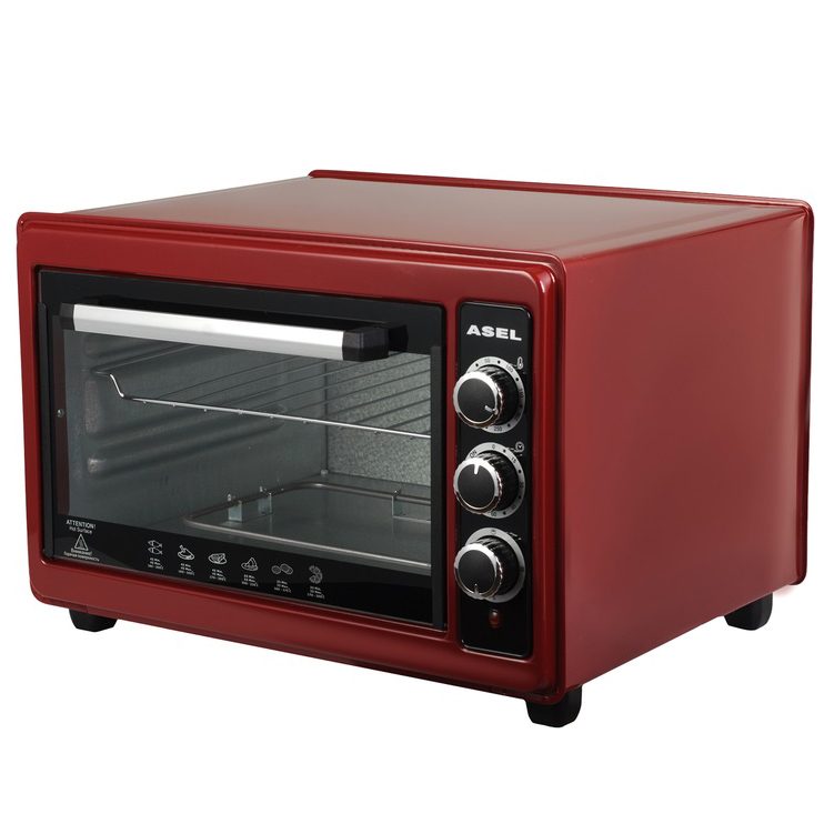 Електрична піч ASEL AF-33-23 1300Вт 33Л Red